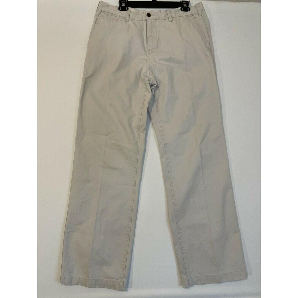 Eddie Bauer Mens Legend Wash Classic Fit Straight Leg Beige Brown 36x34